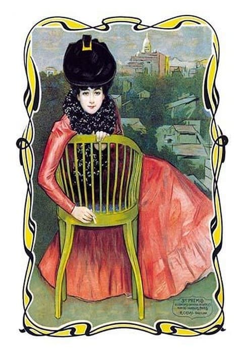 Cigarillos Paris by Ramon Casas - Art Print