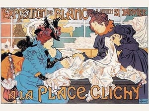 Exposition de Blanc a la Place Clichy - Art Print