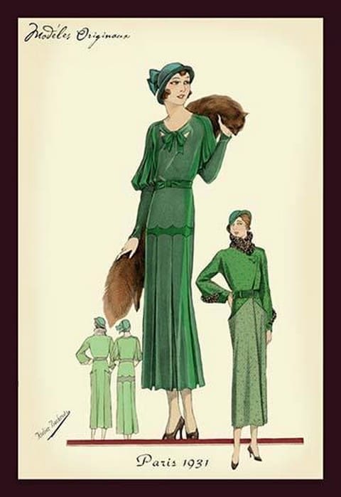 Modeles Originaur: Emerald Style by Atelier Bachroitz - Art Print