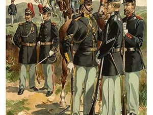 Indian Wars - 1872 - 1881 - A Gathering Of Sergeants By Henry Alexander Ogden - Art Print