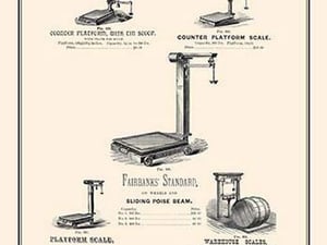 Platform Scales - Art Print