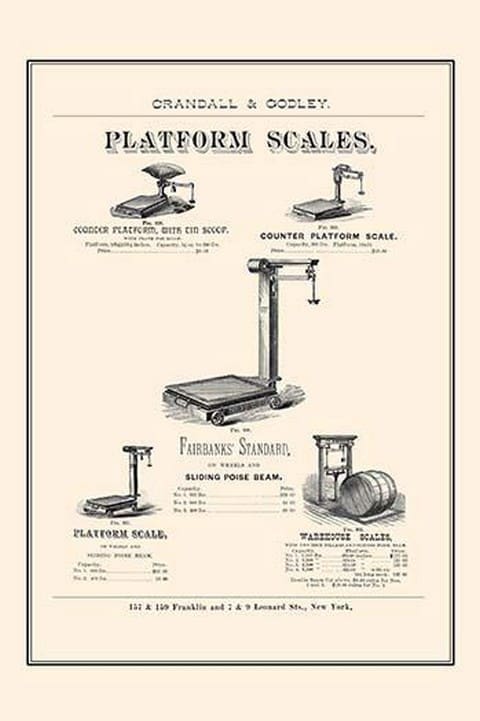 Platform Scales - Art Print