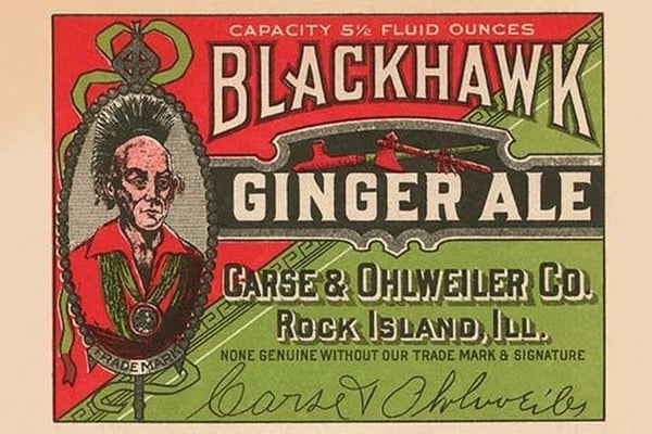 Blackhawk Ginger Ale - Art Print