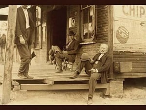 The Dependent Widower by Lewis Wickes Hine - Art Print
