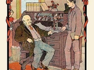 The Merchant by H.O. Kennedy - Art Print