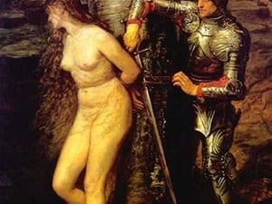The Knight Errant by John Everett Millais - Art Print