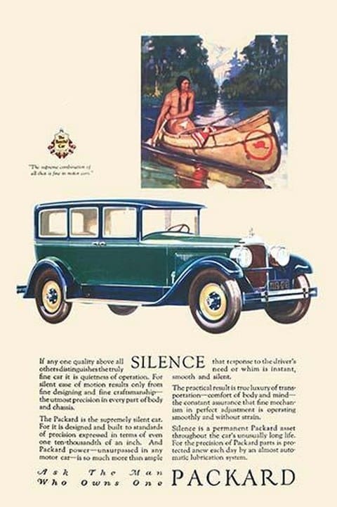 The Native Packard - Art Print