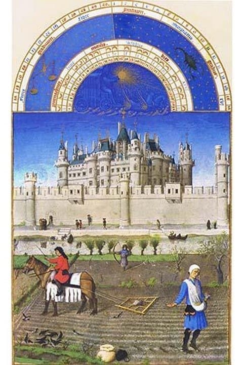 Le Tres Riches Heures du Duc de Berry - October by Paul