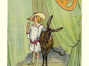 Betsy Bobbin and Hank by John R. Neill - Art Print