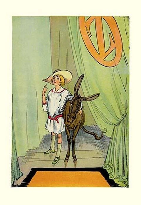 Betsy Bobbin and Hank by John R. Neill - Art Print