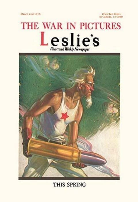 Leslie's: The War in Pictures by Clyde Forsythe - Art Print