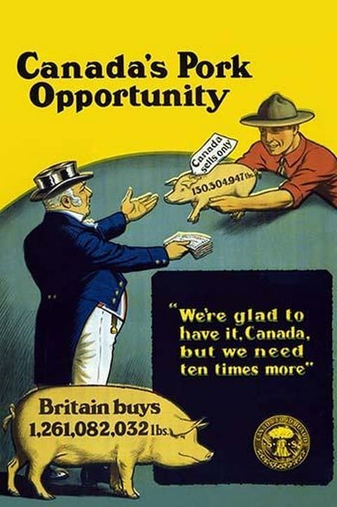 Canada's Pork Opportunity by E. Henderson - Art Print