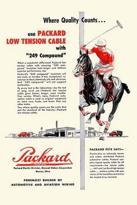 Packard Low Tension Cable - Art Print