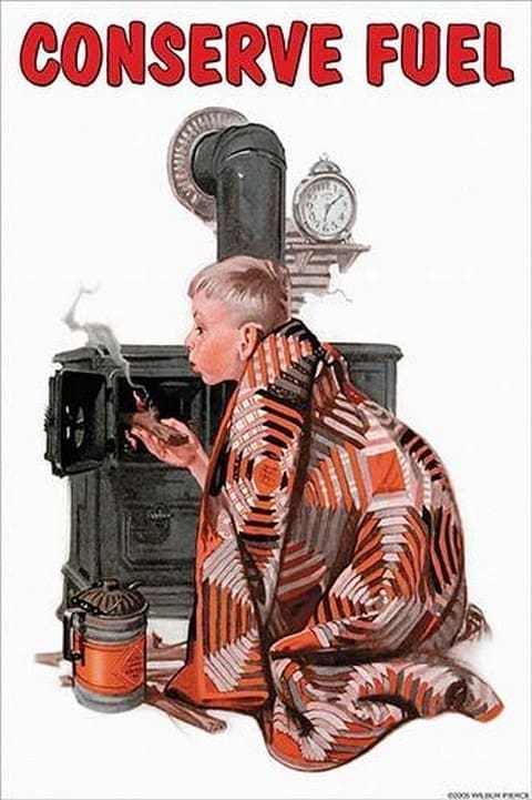Conserve Fuel by Wilbur Pierce - Art Print
