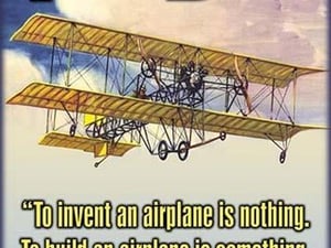 To Invent an Airplane by Wilbur Pierce - Art Print