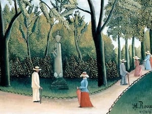 Luxembourg Gardens - Monument to Chopin by Henri Rousseau #2 - Art Print