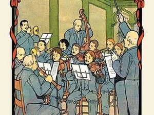 The Musician by H.O. Kennedy - Art Print