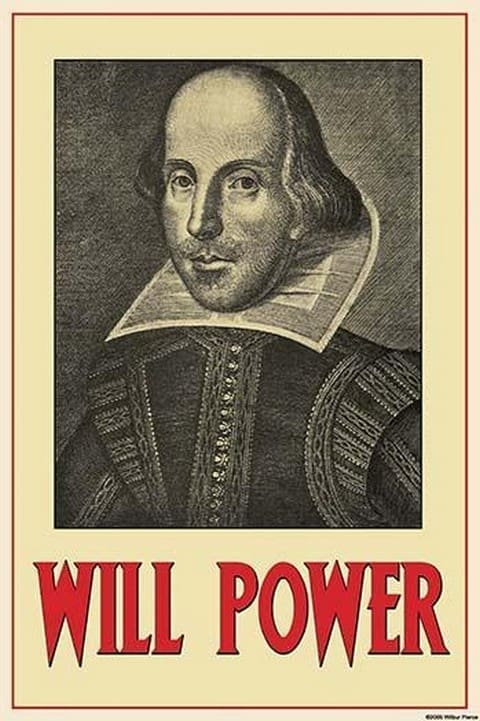 Will Power by William Shakespeare - Art Print