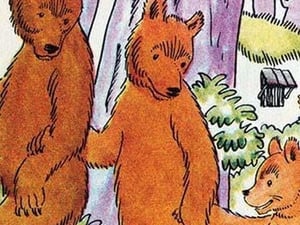 The Three Bears by Julia Letheld Hahn - Art Print