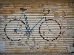 Bicycle In Tongues by Jason Pierce - Art Print
