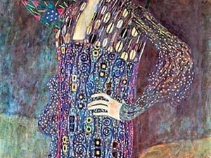 Portrait of Emily Fidge by Gustav Klimt - Art Print