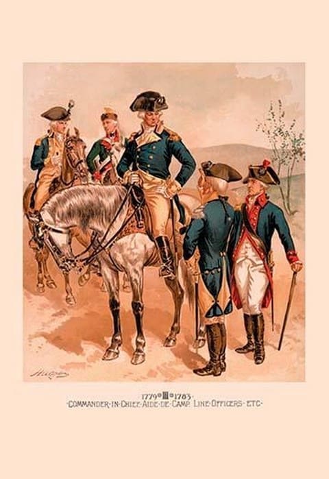 Commander in Chief - Aide de Camp - Line Officers