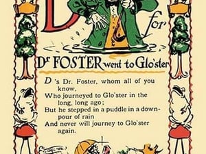 D for Dr. Foster Went to Gloster by Tony Sarge - Art Print