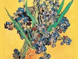 Vase avec Irises by Vincent van Gogh - Art Print