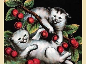 The Cross Kitten - Art Print