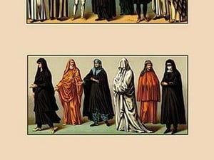 A Variety of Dress from the Orient by Auguste Racinet - Art Print