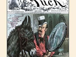 Puck Magazine: Making the Most of It by Bernhard Gillam - Art Print