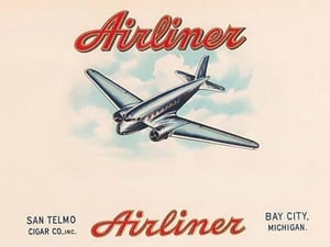 Airliner Brand Cigars - Art Print
