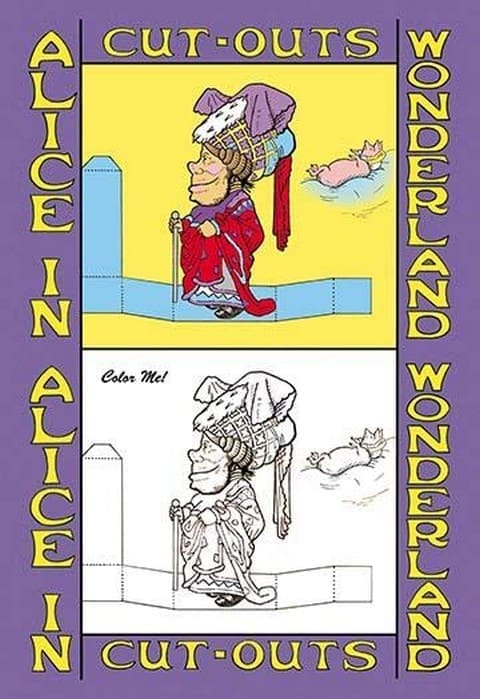 Alice in Wonderland: The Duchess - Color Me! by John Tenniel - Art Print