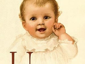Baby Face U by Ida Waugh - Art Print