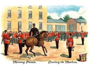 Morning Parade: Covering the Markers by Richard Simkin - Art Print