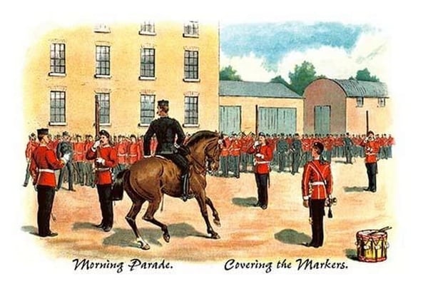Morning Parade: Covering the Markers by Richard Simkin - Art Print