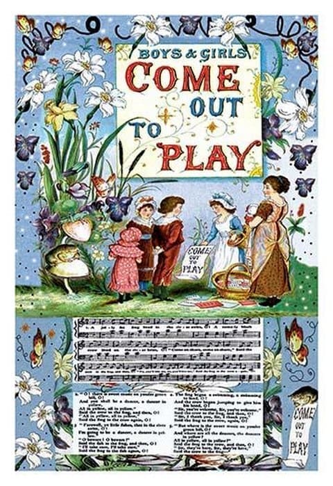 Boys & Girls Come Out to Play by Walter Crane - Art Print