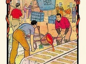 The Iron-Molder by H.O. Kennedy - Art Print