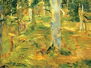 Forest by Berthe Morisot - Art Print