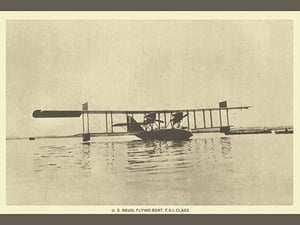 U. S. Naval Flying Boat - Art Print