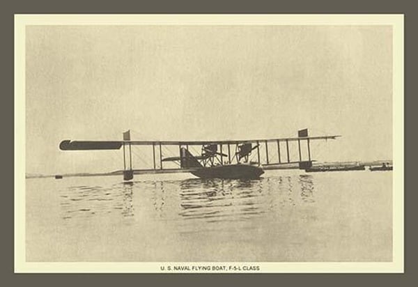 U. S. Naval Flying Boat - Art Print