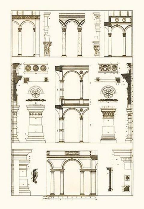 Arcades of the Renaissance by J. Buhlmann - Art Print
