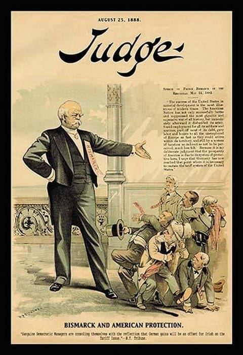Judge Magazine: Bismarck and American Protection by Grant Hamilton - Art Print