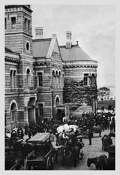 Arriving at Barge Office - Art Print