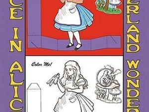 Alice in Wonderland: Drink Me - Color Me! by John Tenniel - Art Print