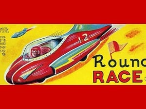 Round Race Rocket Car - Art Print