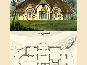 A Cottage Orne #2 by J. B. Papworth - Art Print