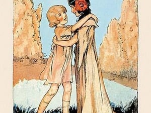 Betsy and Ozma by John R. Neill - Art Print
