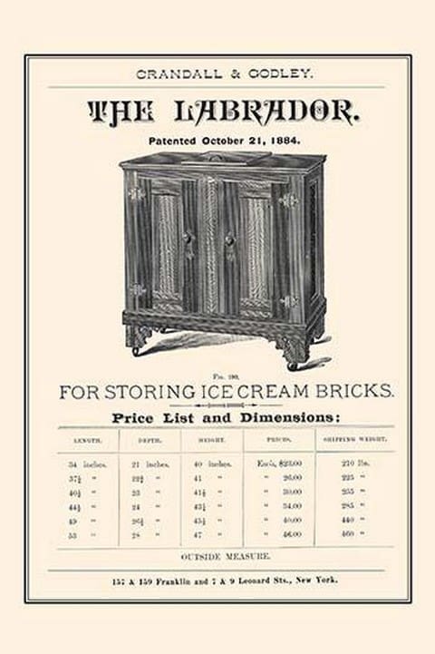 The Labrador - For Ice Cream Bricks - Art Print