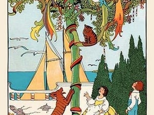 The Stand-Off in the Tree by Eugene Field - Art Print